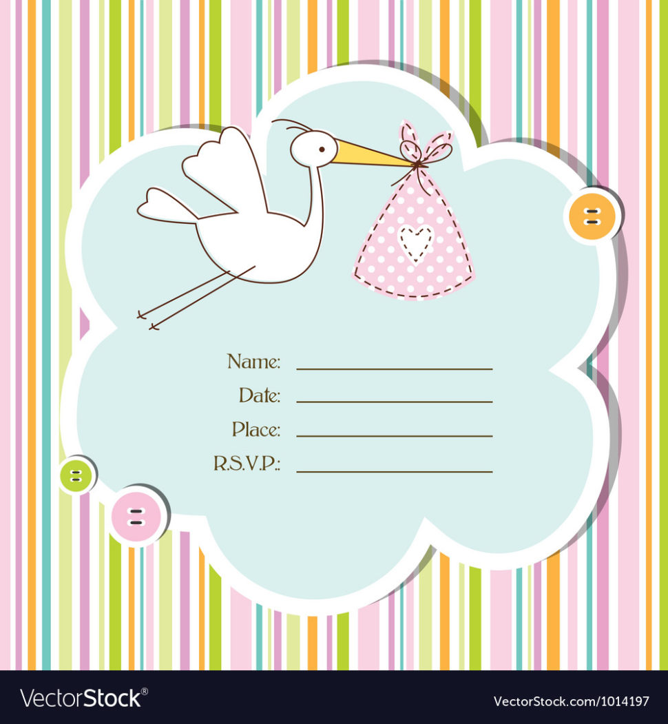 Medium Size of Baby Shower:graceful Baby Shower Cards Image Designs Baby Shower Cards Baby Shower Card Royalty Free Vector Image Vectorstock Baby Shower Card Vector Image