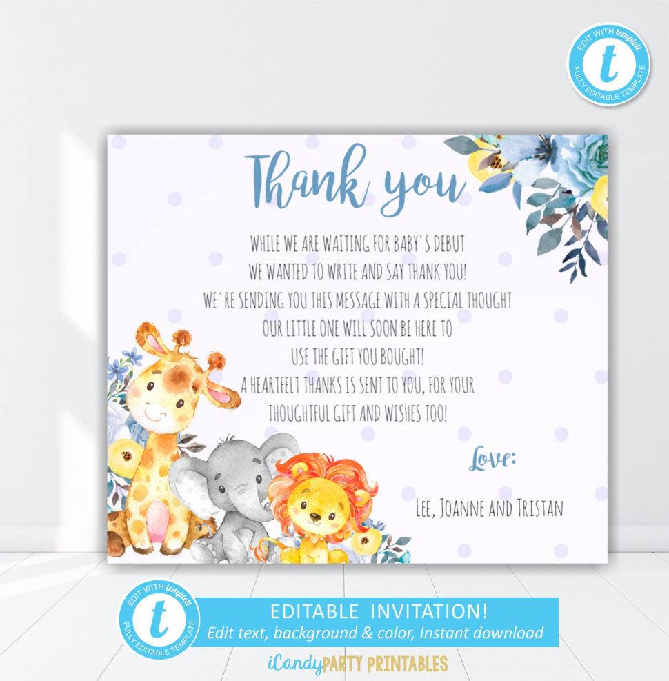 Medium Size of Baby Shower:72+ Rousing Baby Shower Thank You Cards Picture Ideas Baby Shower Thank You Cards Baby Shower Hairstyles Baby Shower De Baby Shower Hashtag Ideas Baby Shower Giveaways Baby Shower Napkins Nautical Baby Shower Thank You Cards Beautiful Safari Animal Boy