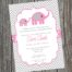Baby Shower:Inspirational Elephant Baby Shower Invitations Photo Concepts Elephant Baby Shower Invitations Invitation For Baby Shower Fascinating Pink And Grey Elephant Baby