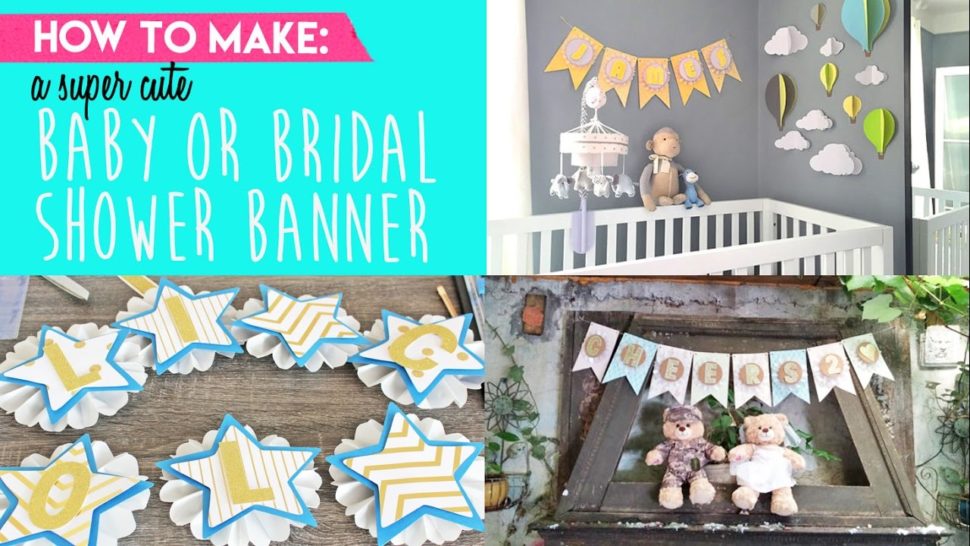 Medium Size of Baby Shower:89+ Indulging Baby Shower Banner Picture Inspirations Make The Cutest Baby Or Bridal Shower Banner Youtube