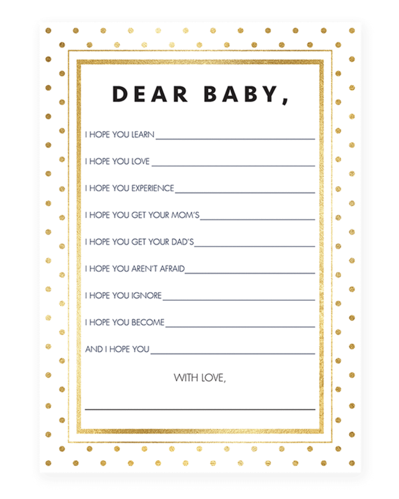 Full Size of Baby Shower:stylish Baby Shower Wishes Picture Inspirations Neutral Baby Shower Wishes For The New Baby Printables Ndash Littlesizzle Modern Baby Shower Wish Card Printable By Littlesizzle