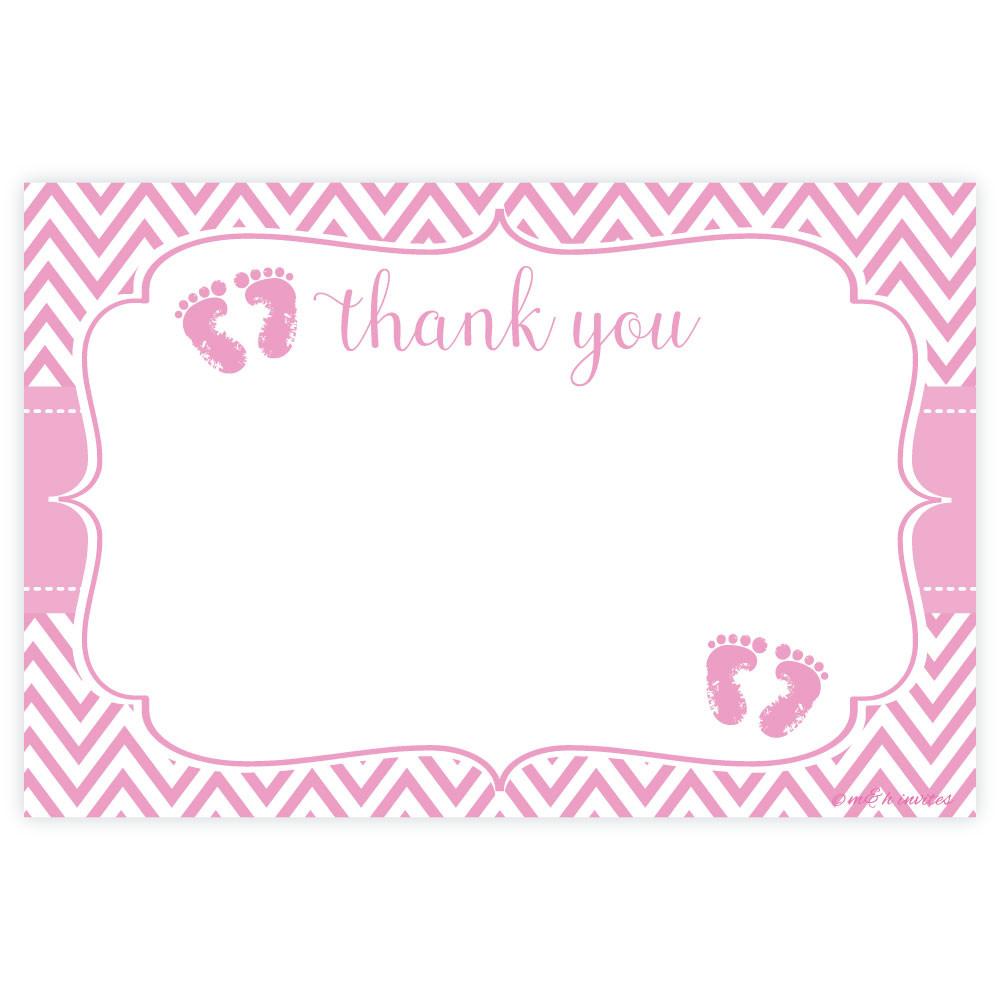 Full Size of Baby Shower:72+ Rousing Baby Shower Thank You Cards Picture Ideas Pink Feet Baby Shower Thank You Note Cards Madison And Hill Pink Feet Baby Shower Thank You Cards