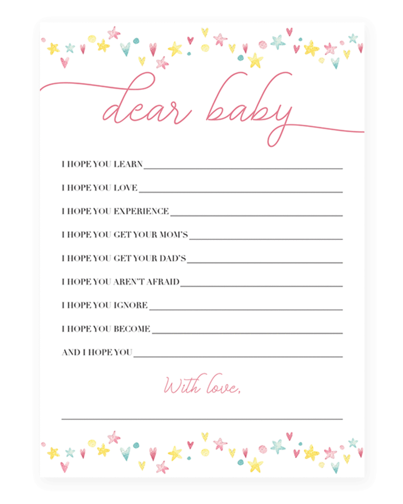 Full Size of Baby Shower:stylish Baby Shower Wishes Picture Inspirations Printable Baby Wishes Cards Instant Download Shower Wishes For Sweet Shower Wishes For Baby Printable Pink And Yellow By Littlesizzle