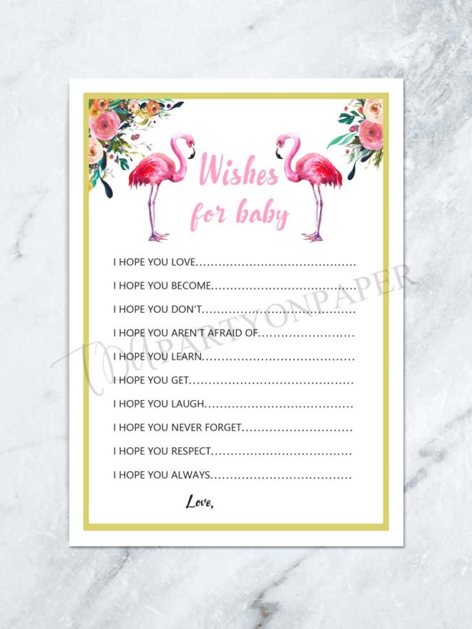 Large Size of Baby Shower:stylish Baby Shower Wishes Picture Inspirations Wishes For Baby Printable Baby Shower Wishes List Baby Shower Game Wishes For Baby Printable Baby Shower Wishes List Baby Shower Game Flamingo Baby Shower Pink Flamingo Tropical Baby Shower Digital File